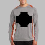 Long Sleeve Heather Colorblock Contender ™ Tee Thumbnail