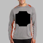 Long Sleeve Heather Colorblock Contender ™ Tee Thumbnail