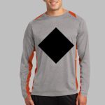 Long Sleeve Heather Colorblock Contender ™ Tee Thumbnail