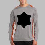 Long Sleeve Heather Colorblock Contender ™ Tee Thumbnail