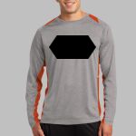 Long Sleeve Heather Colorblock Contender ™ Tee Thumbnail