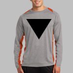 Long Sleeve Heather Colorblock Contender ™ Tee Thumbnail