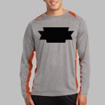 Long Sleeve Heather Colorblock Contender ™ Tee Thumbnail