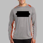 Long Sleeve Heather Colorblock Contender ™ Tee Thumbnail