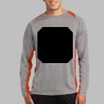 Long Sleeve Heather Colorblock Contender ™ Tee Thumbnail