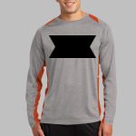 Long Sleeve Heather Colorblock Contender ™ Tee Thumbnail