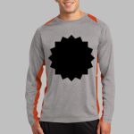 Long Sleeve Heather Colorblock Contender ™ Tee Thumbnail