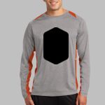 Long Sleeve Heather Colorblock Contender ™ Tee Thumbnail