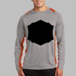Long Sleeve Heather Colorblock Contender ™ Tee Thumbnail