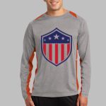 Long Sleeve Heather Colorblock Contender ™ Tee Thumbnail
