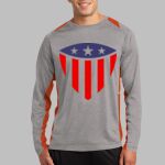 Long Sleeve Heather Colorblock Contender ™ Tee Thumbnail