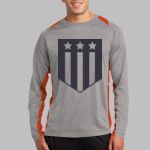 Long Sleeve Heather Colorblock Contender ™ Tee Thumbnail
