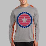 Long Sleeve Heather Colorblock Contender ™ Tee Thumbnail