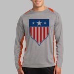 Long Sleeve Heather Colorblock Contender ™ Tee Thumbnail
