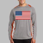 Long Sleeve Heather Colorblock Contender ™ Tee Thumbnail