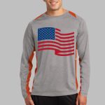 Long Sleeve Heather Colorblock Contender ™ Tee Thumbnail