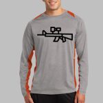 Long Sleeve Heather Colorblock Contender ™ Tee Thumbnail