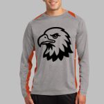 Long Sleeve Heather Colorblock Contender ™ Tee Thumbnail