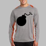 Long Sleeve Heather Colorblock Contender ™ Tee Thumbnail