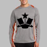 Long Sleeve Heather Colorblock Contender ™ Tee Thumbnail