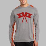 Long Sleeve Heather Colorblock Contender ™ Tee Thumbnail