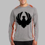 Long Sleeve Heather Colorblock Contender ™ Tee Thumbnail