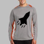 Long Sleeve Heather Colorblock Contender ™ Tee Thumbnail