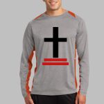 Long Sleeve Heather Colorblock Contender ™ Tee Thumbnail