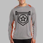 Long Sleeve Heather Colorblock Contender ™ Tee Thumbnail