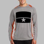 Long Sleeve Heather Colorblock Contender ™ Tee Thumbnail