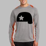 Long Sleeve Heather Colorblock Contender ™ Tee Thumbnail