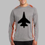 Long Sleeve Heather Colorblock Contender ™ Tee Thumbnail