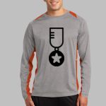 Long Sleeve Heather Colorblock Contender ™ Tee Thumbnail