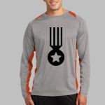 Long Sleeve Heather Colorblock Contender ™ Tee Thumbnail