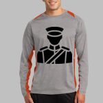 Long Sleeve Heather Colorblock Contender ™ Tee Thumbnail