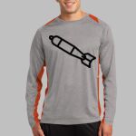 Long Sleeve Heather Colorblock Contender ™ Tee Thumbnail