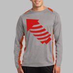 Long Sleeve Heather Colorblock Contender ™ Tee Thumbnail