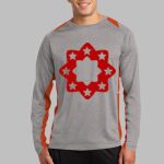 Long Sleeve Heather Colorblock Contender ™ Tee Thumbnail