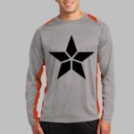 Long Sleeve Heather Colorblock Contender ™ Tee Thumbnail