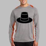 Long Sleeve Heather Colorblock Contender ™ Tee Thumbnail