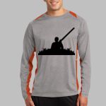 Long Sleeve Heather Colorblock Contender ™ Tee Thumbnail