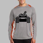 Long Sleeve Heather Colorblock Contender ™ Tee Thumbnail