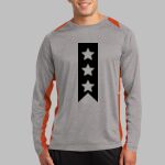 Long Sleeve Heather Colorblock Contender ™ Tee Thumbnail