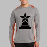 Long Sleeve Heather Colorblock Contender ™ Tee Thumbnail