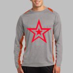 Long Sleeve Heather Colorblock Contender ™ Tee Thumbnail