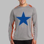 Long Sleeve Heather Colorblock Contender ™ Tee Thumbnail