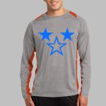 Long Sleeve Heather Colorblock Contender ™ Tee Thumbnail