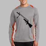 Long Sleeve Heather Colorblock Contender ™ Tee Thumbnail