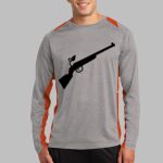 Long Sleeve Heather Colorblock Contender ™ Tee Thumbnail