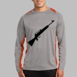 Long Sleeve Heather Colorblock Contender ™ Tee Thumbnail